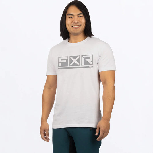 FXR M Podium T-Shirt - White/Grey