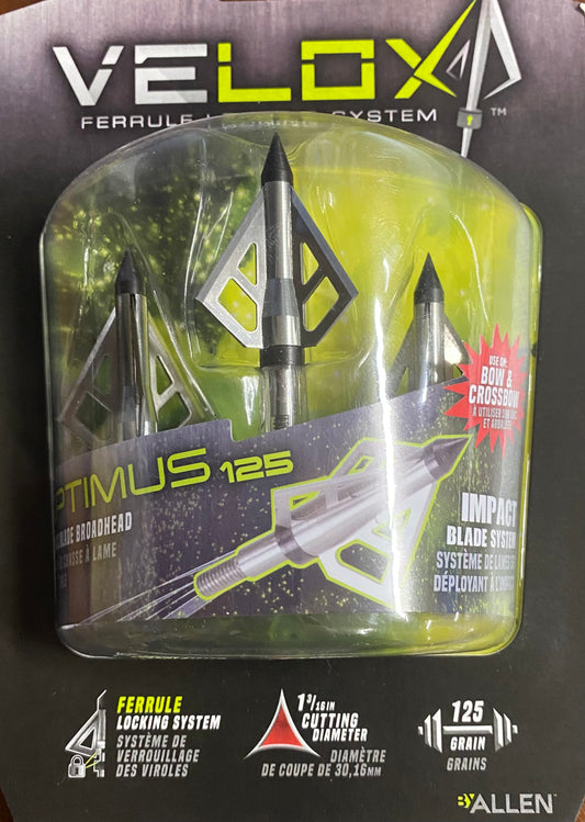 Allen Grizzly 3 Blade Broadhead 125Gr