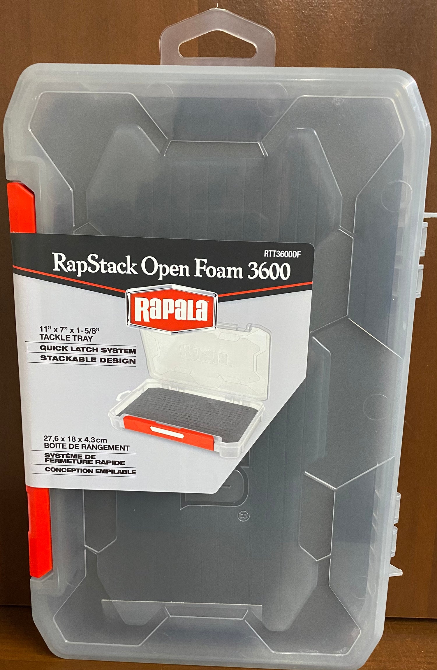 Rapala RapStack 3600 Open Foam Tackle Tray