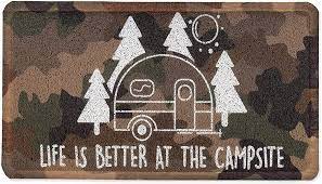 Life is better at the Campsite Scrub Mat