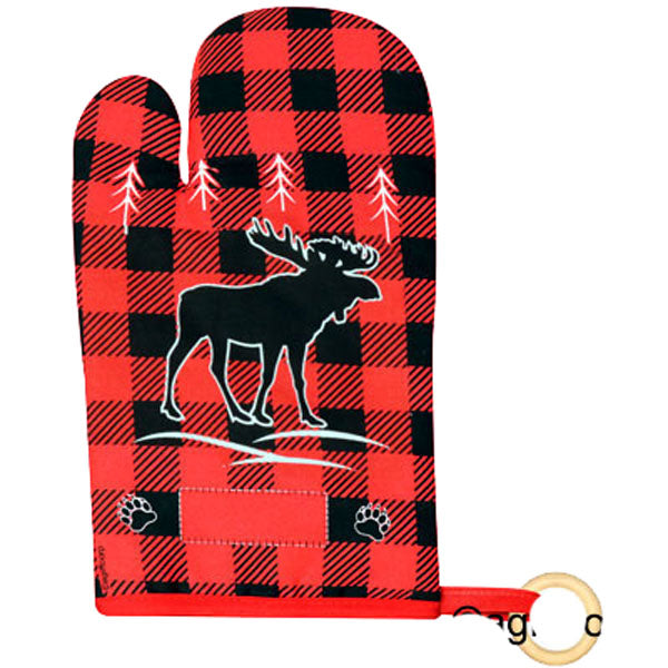 Plaid Oven Mitt