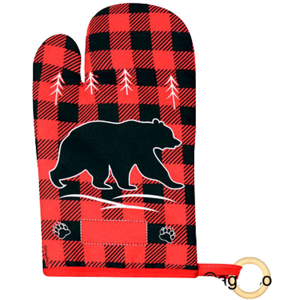 Plaid Oven Mitt