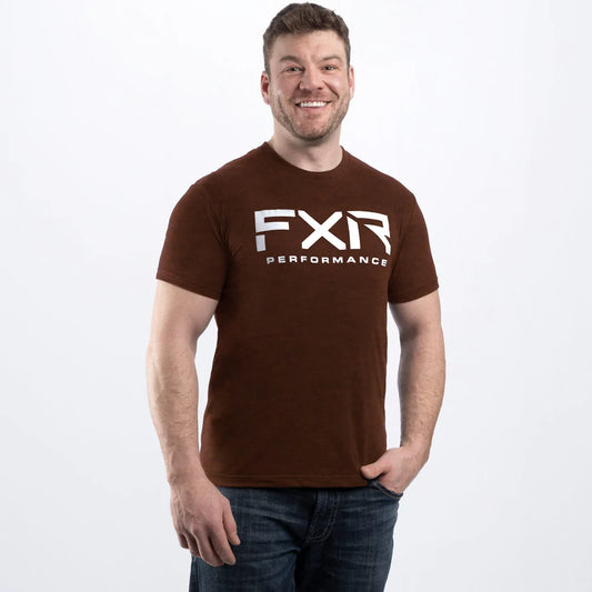 Men's Performance T-shirt - Rust Heather/Grey