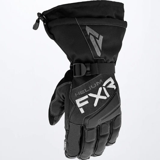 Men's Leather Gauntlet Glove - Black