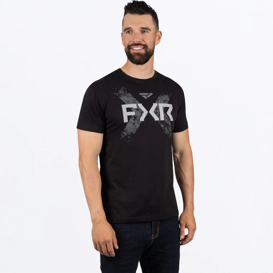 FXR Men Victory T-Shirt - Black/Grey